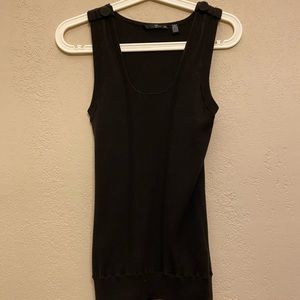 Knitted Tank Too, dark brown